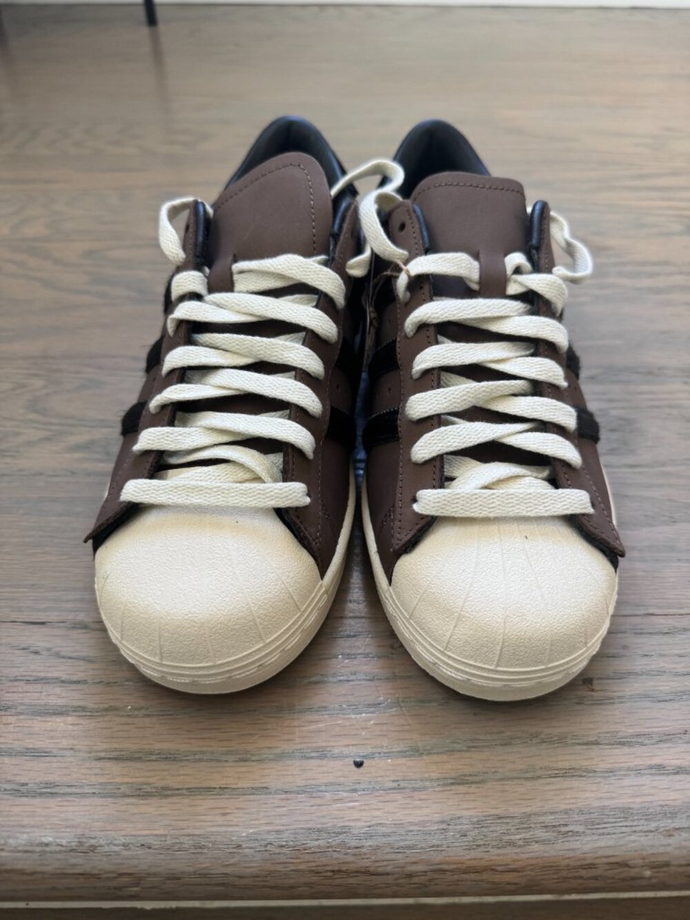 Adidas Superstar Vintage - Brown Leather / Black…